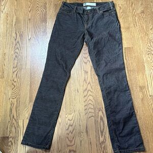 GAP Brownish Corduroys Size 4 Skinny Stretch